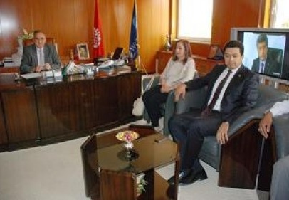 Meclis üyeleri Başkan Güzelbey’i ziyaret etti 