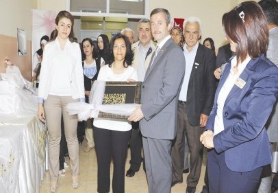 Mefruşat kursunu bitirenler sergi açtı