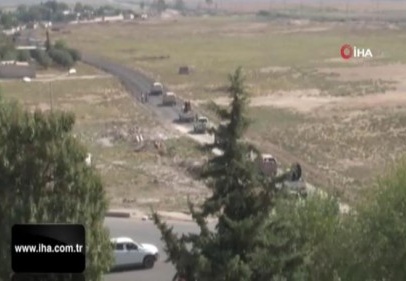 Mehmetçik ve Suriye Milli Ordusu Tel Abyad sınırında