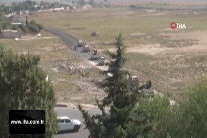 Mehmetçik ve Suriye Milli Ordusu Tel Abyad sınırında