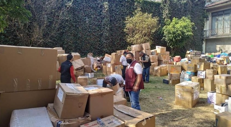 Meksika'dan Türkiye'deki depremzedeler için 140 ton yardım malzemesi yollandı