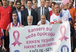 Meme kanseri farkındalık etkinliğine yoğun ilgi oldu