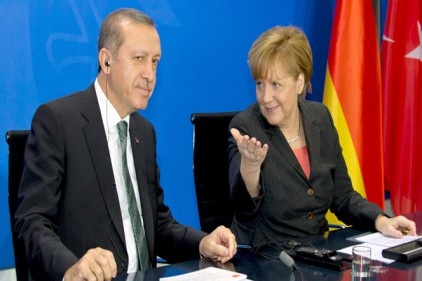 Merkel ile mültecileri görüştü