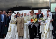 Merkel ve Davutoğlu Nizip kampındaydı
