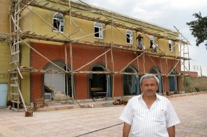 Merkez Camii&#8217;nde bakım ve onarım çalışmaları başladı.