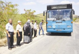 Merkeze bağlı köylere her gün otobüs var