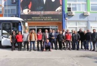 Mersin'den 15 gönüllü öğretmen deprem bölgesine uğurlandı