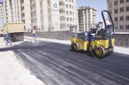 Merveşehir asfaltlanıyor