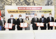Meslek edindirme kursları projesi için protokol yapılacak