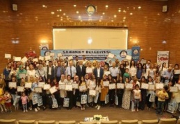 Meslek öğrenen 134 kursiyer sertifika aldı