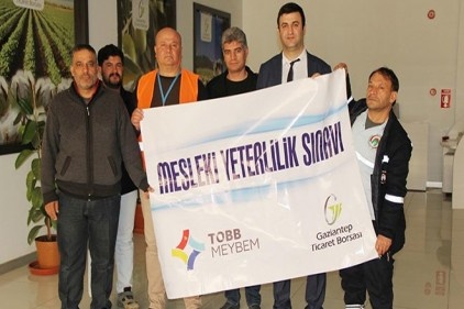 Mesleki yeterlilik belgelendirme sınavı yapıldı