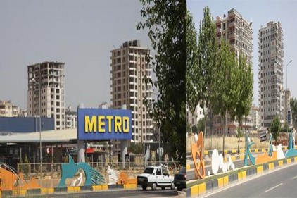 Metro&#039;nun çevresine betondan duvar örülüyor