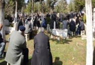 Mezarlık onarıldı