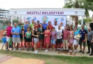 Mezitli Senyör Haftasonu Tenis Turnuvası sona erdi 
