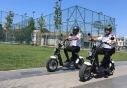 Millet Bahçesi’ne scooterli güvenlik görevlileri yerleştirildi