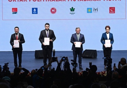 Millet İttifakı'nı oluşturan 6 parti, ittifak protokolünü YSK'ya sundu