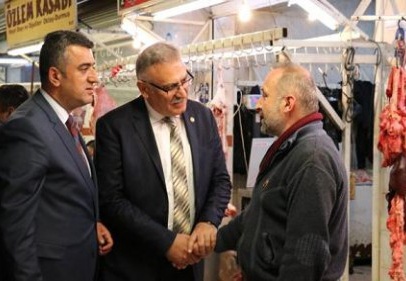 Milletvekili Yüksel İsmetpaşa esnafını ziyaret etti