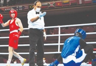 Milli boksör Buse Naz Çakıroğlu çeyrek finalde