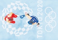 Milli boksör Busenaz Sürmeneli, çeyrek finale yükseldi