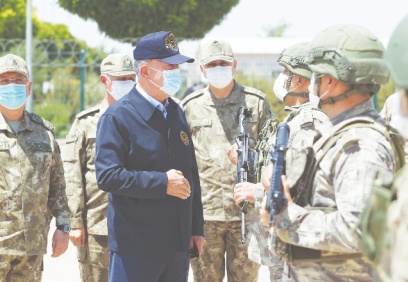 Milli Savunma Bakanı Hulusi Akar geldi