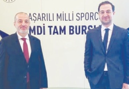 Milli sporcu bursu ile sporculara destek