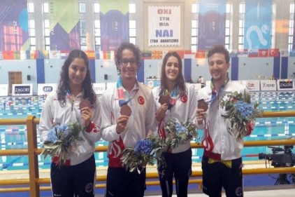 Milli sporcudan Yunanistan&#8217;da muhteşem performans 