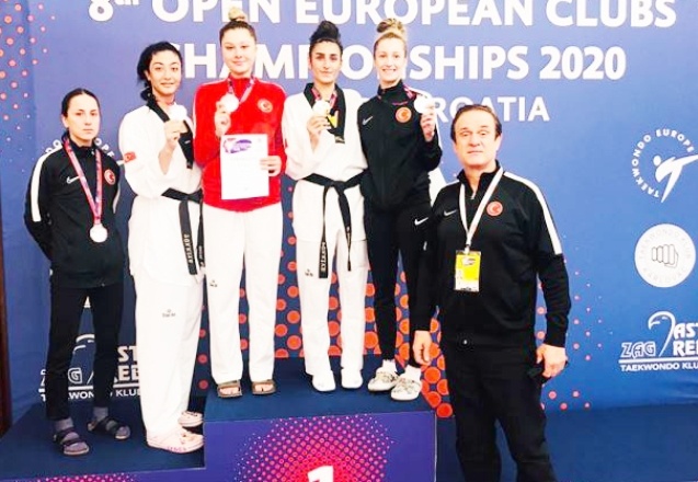 Milli taekwondoculardan 2 altın, 2 gümüş, 1 bronz madalya