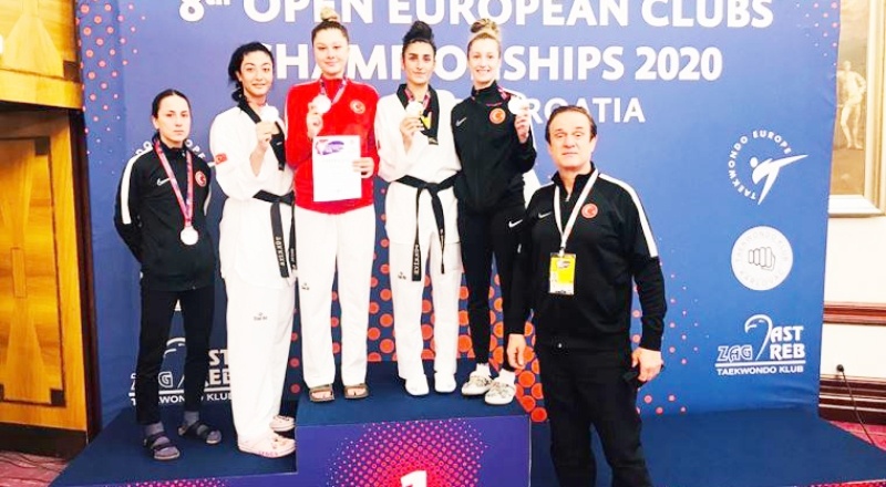 Milli taekwondoculardan 2 altın, 2 gümüş, 1 bronz madalya