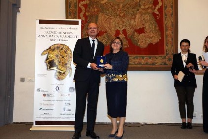 "Minerva Anna Maria Mammoliti Ödülü"nü aldı