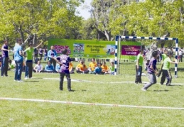 Mini Hentbol Şenliği’nde gönüllerince eğlendiler