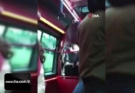 Minibüsçülerin beyzbol sopalı yolcu kapma kavgası