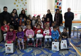 Minik GKV’liler arkadaşlarıyla 