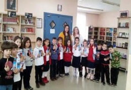 Minik GKV’liler kütüphaneyi çok sevdi