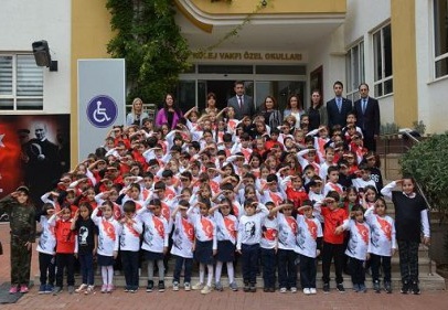 Minik GKV’lilerden Mehmetçik Vakfı’na destek