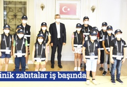 Minik zabıtalar iş başında