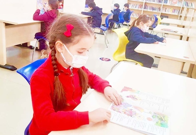 Minikler, kütüphaneyle tanıştı