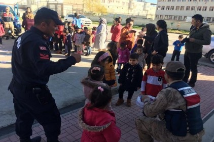 Minikler, trafik eğitimi aldı