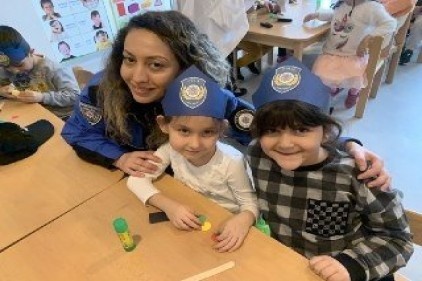 Miniklere meslek tanıtımı yapıldı