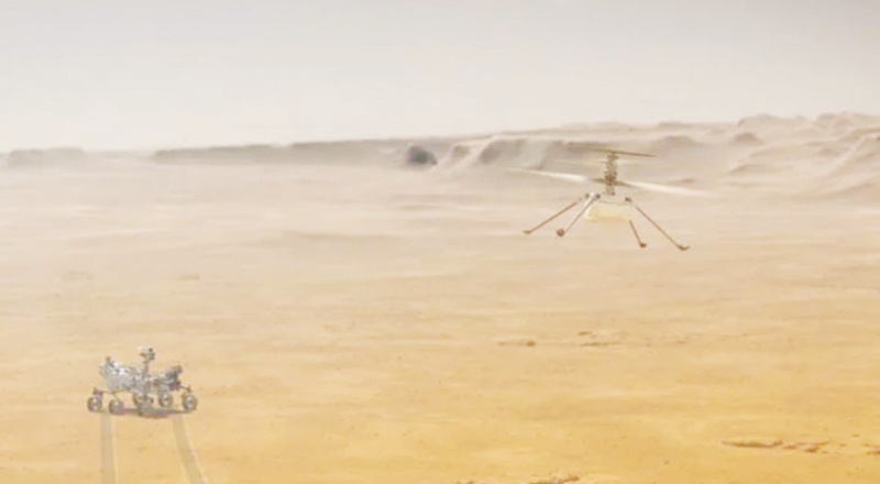 Minyatür helikopter bugün Mars'ta havalanmayı deneyecek