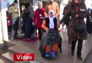 Misafirliğe geldi enkaz altında kaldı