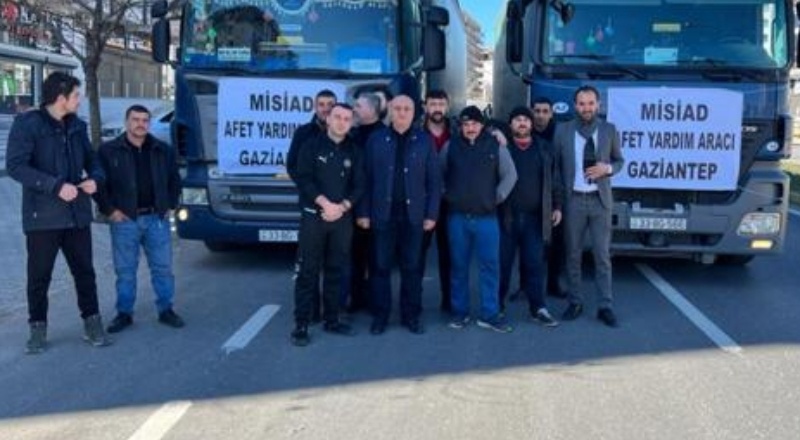 MİSİAD, yardımlara devam ediyor