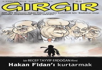 MİT krizi Gırgır’ın kapağında