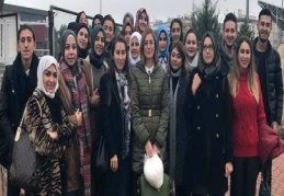 Moda Tekstil Tasarımı dersi öğrencileri iplik fabrikası gezdi