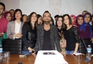 Modacı Hakan Akkaya öğrencilerle buluştu