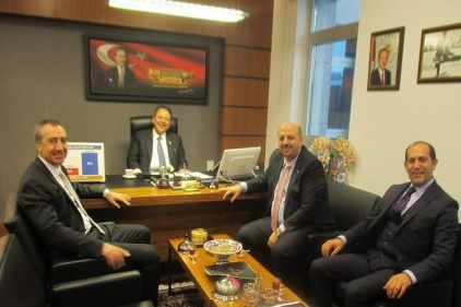 Motorlu Araç Satıcıları, Mazıcıoğlu&#8217;nu ziyaret etti