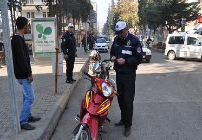 Motosiklet denetimi yapıldı