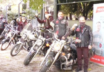 Motosiklet tutkunları organlarını bağışladı