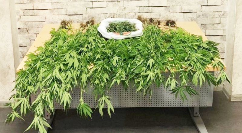 Motosikletçi kaskında gizlenen uyuşturucu polise takıldı