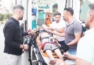 Motosikletin çarptığı çocuk yaralandı