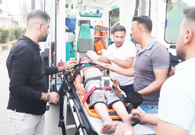 Motosikletin çarptığı çocuk yaralandı